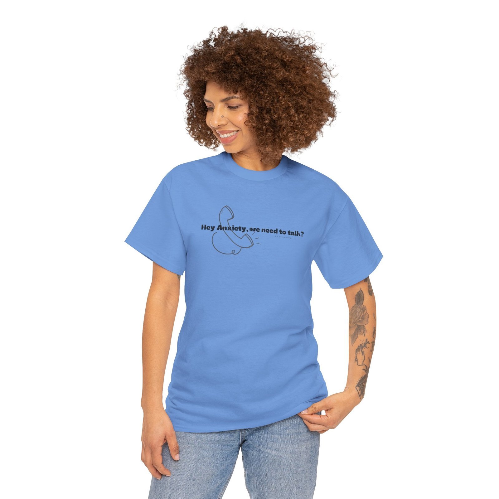 Hey Anxiety Tee - Image 3